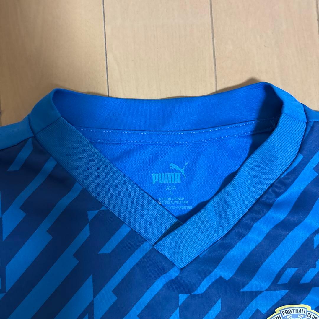 大津高校サッカー部 練習着 上下セット 青