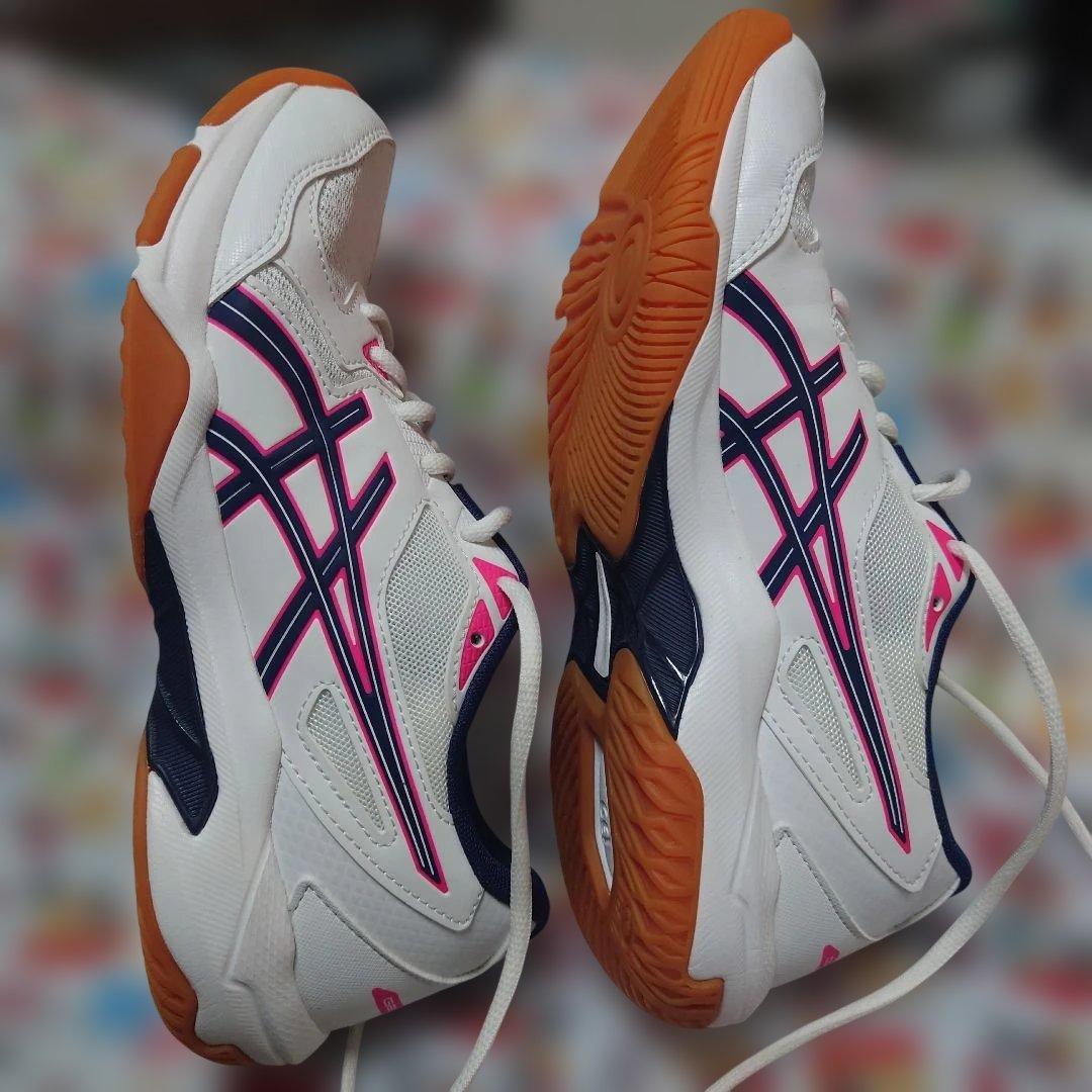 【ASICS バレーボールシューズ 102 ホワイト/ピコート 25.0cm】