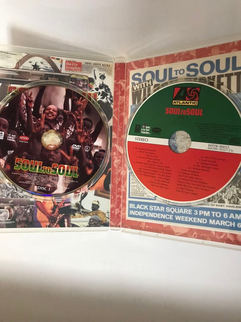 SOUL TO SOUL 魂の詩〜　DVD CD 2枚組