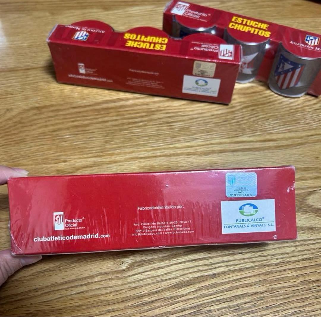 スペイン　アトレティコ・マドリード ショットグラス 3個✖︎3セット