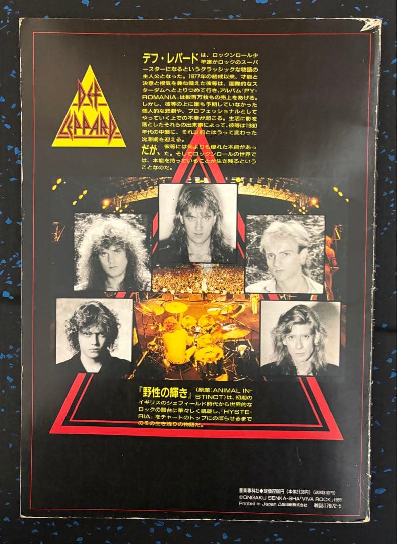 デフ・レパード　オフィシャル・ドキュメント・ストーリー　野性の輝き