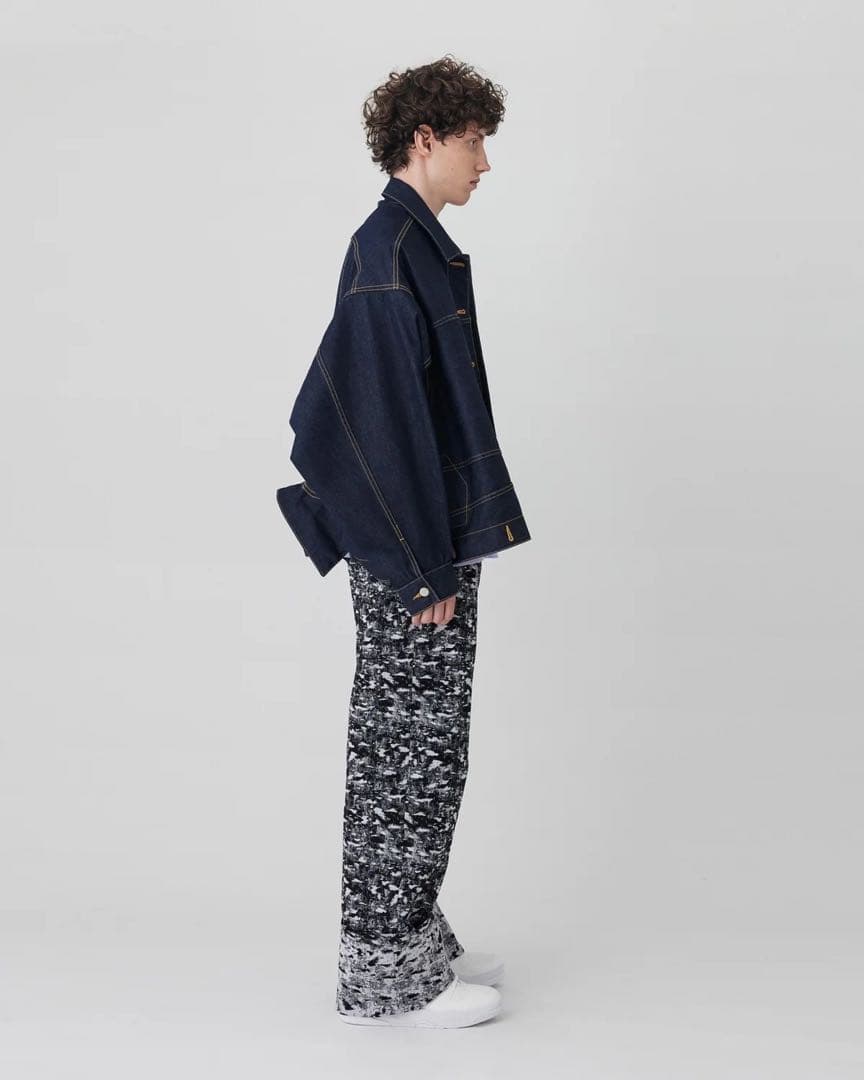 Eve衣装色違いbeautiful people ダブルエンドデニムブルゾン40