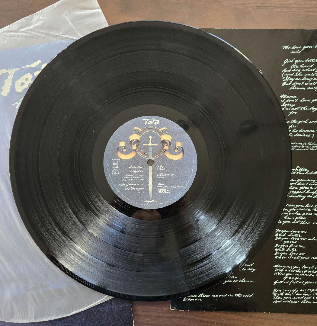 国内盤 TOTO/Hydra ハイドラ/CBS 30AP1957LP☆美品帯付