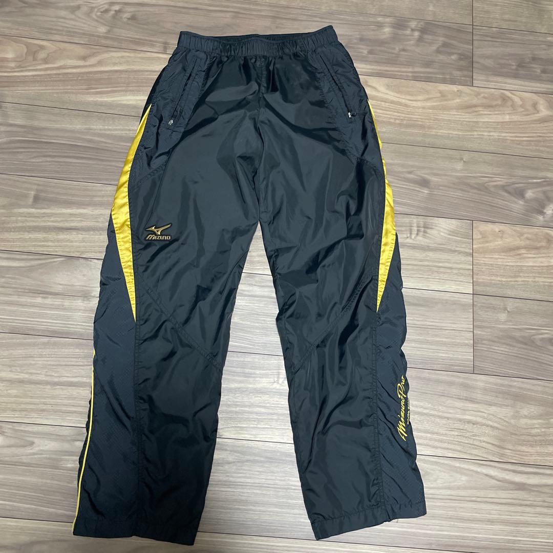 ミズノプロ ウインドブレーカー上下セット Lサイズ ブラック