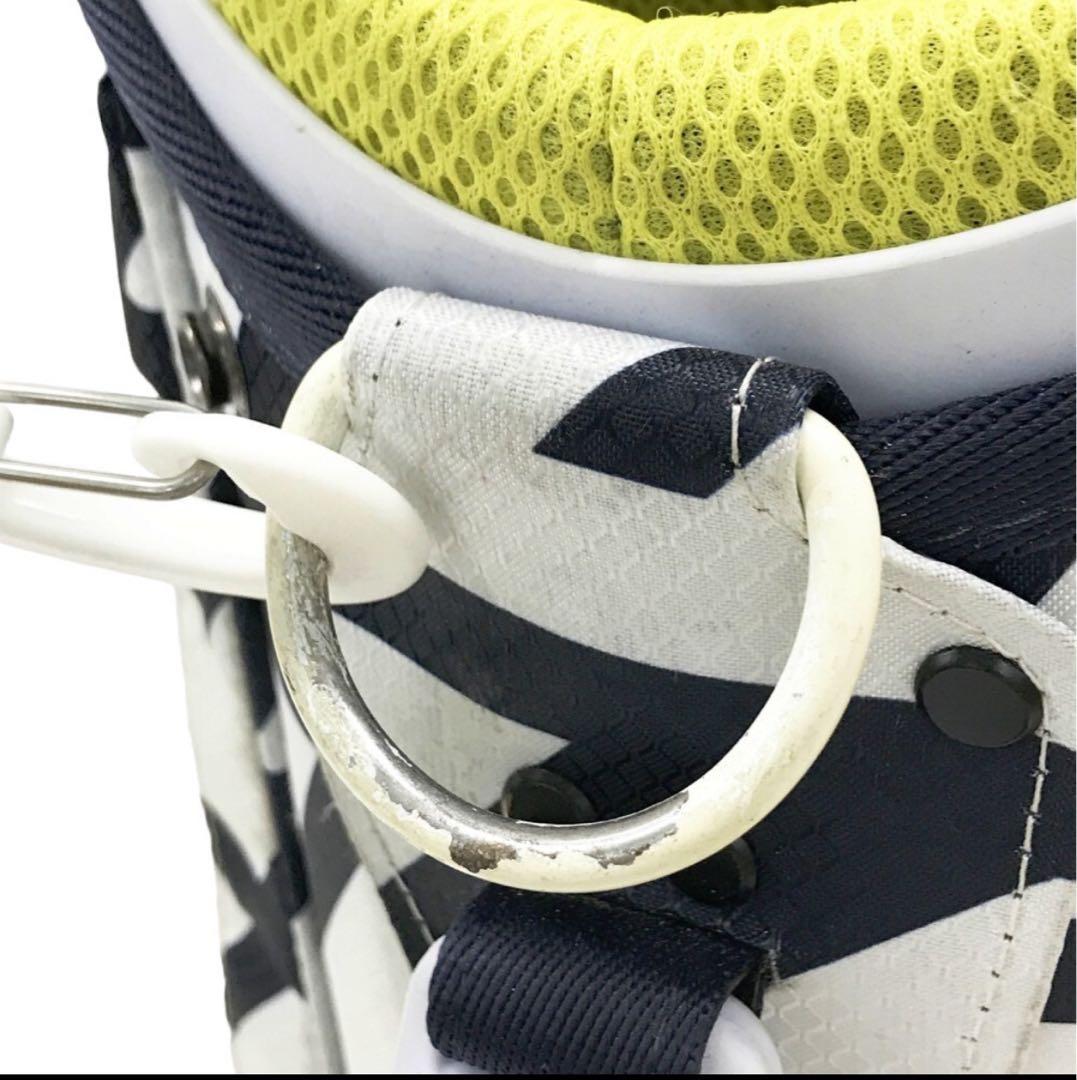 PUMA プーマゴルフ キャディバッグ 総柄 ホワイト系 9型