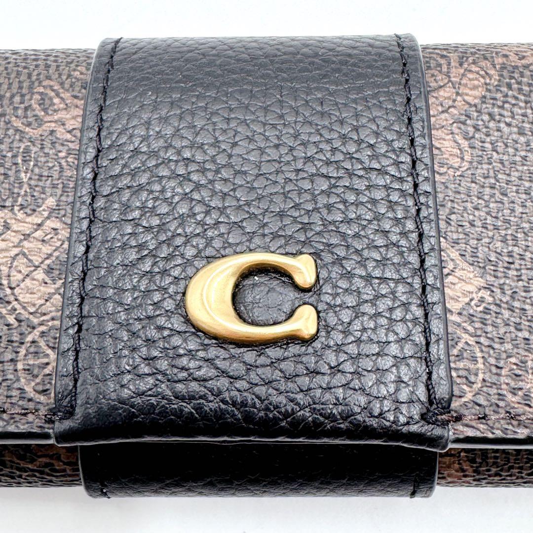新品級✨ COACH　6連　キーリング　ホースアンドキャリッジ　キーケース
