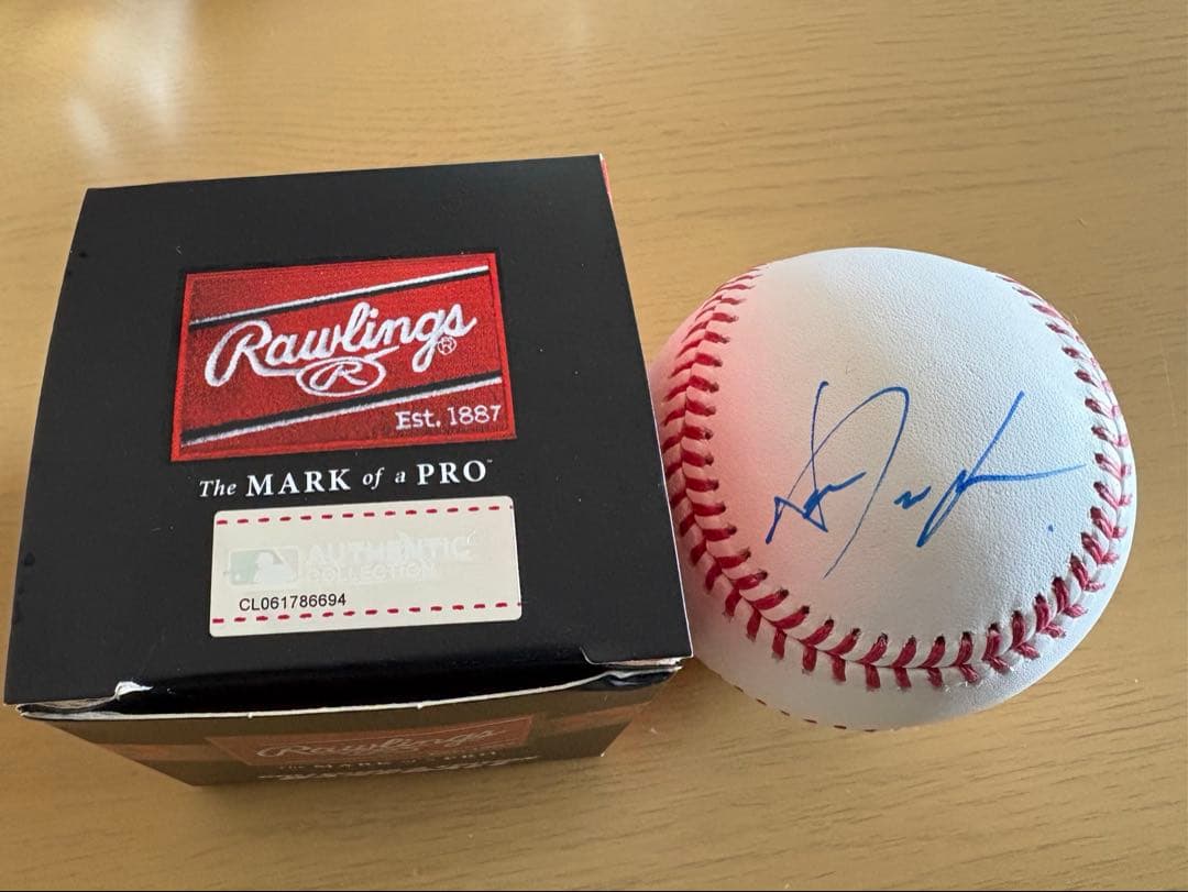 【1点限り】大谷翔平 山本由伸 佐々木朗希 トリプルサインボール MLB公式球