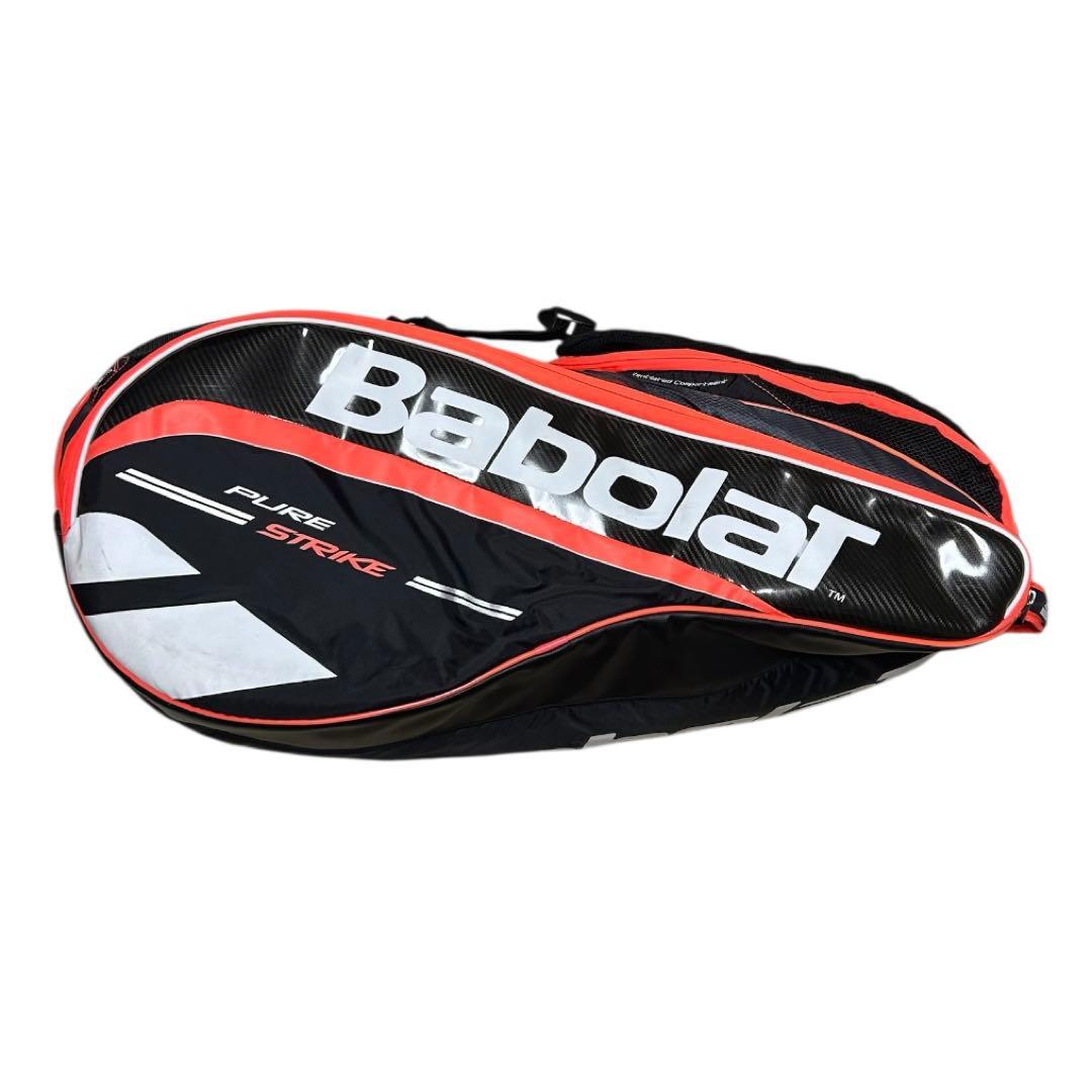 【babolaTバボラ】ラケットバッグ12本(ブラック・オレンジ)