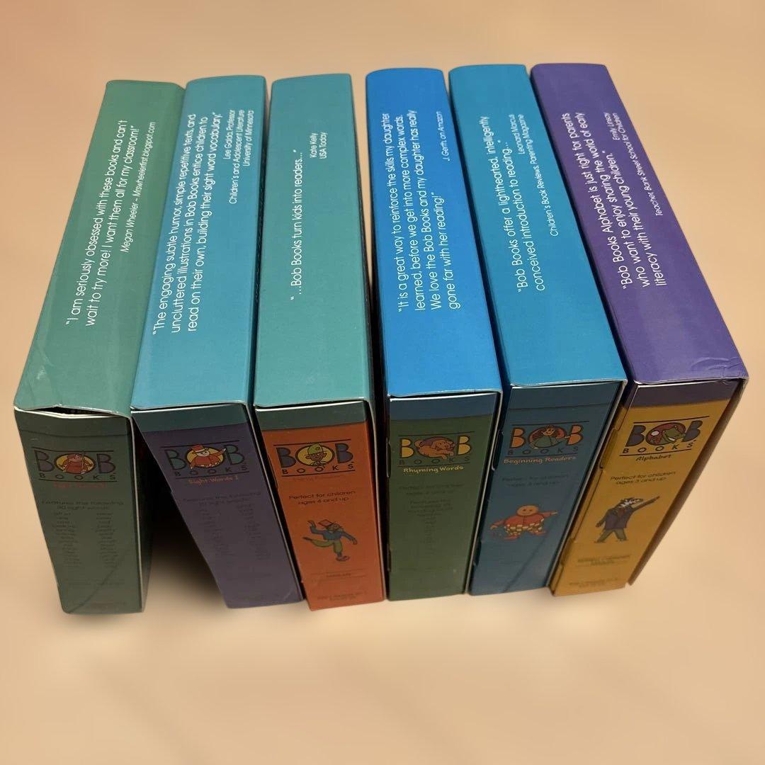 BOB Books 英語絵本 6セット 子供英語教材 フォニックス 初級~入門