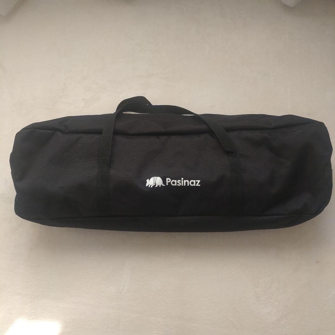 Pasinaz 　ワイド　フォールディングコット　2way　キャンプコット　黒