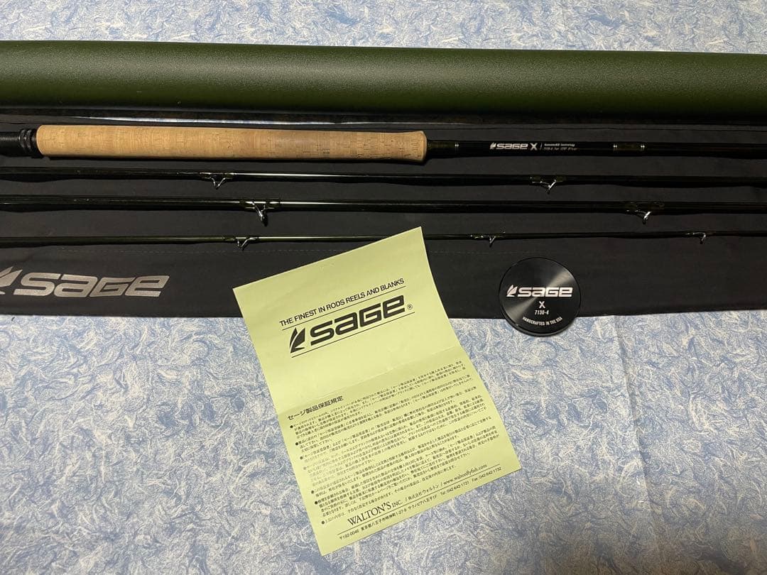 SAGE X フライロッド 7# 4ピース ケース付き