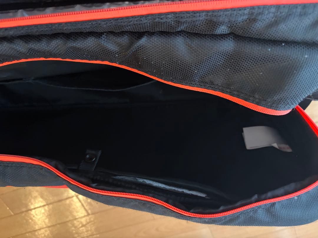 adidas バドミントンバッグ 黒/オレンジ