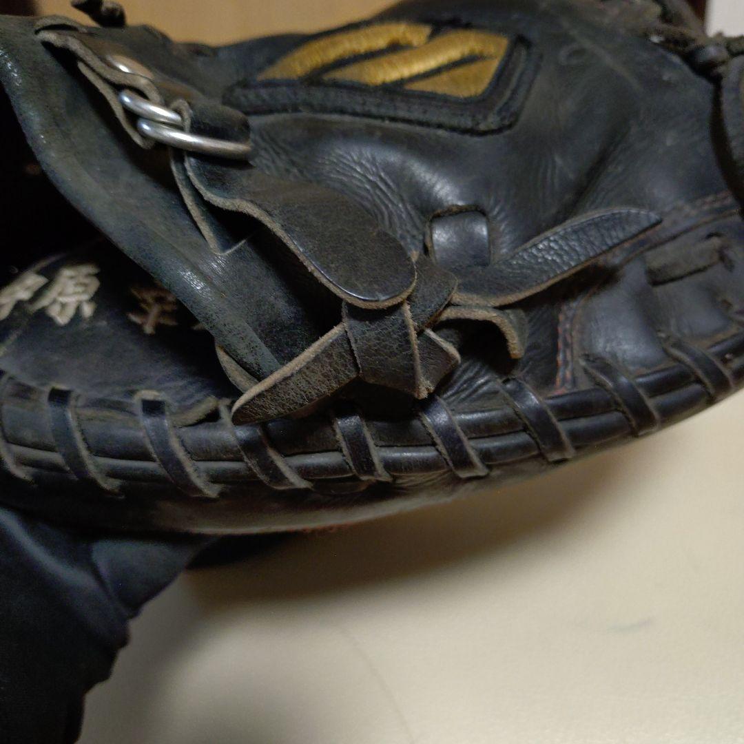 ミズノプロオーダー　一般硬式用キャッチャーミット　補修あり