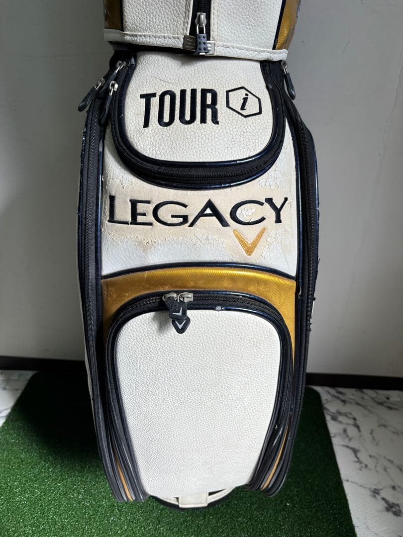 Callaway キャディバッグ ホワイト/ゴールド