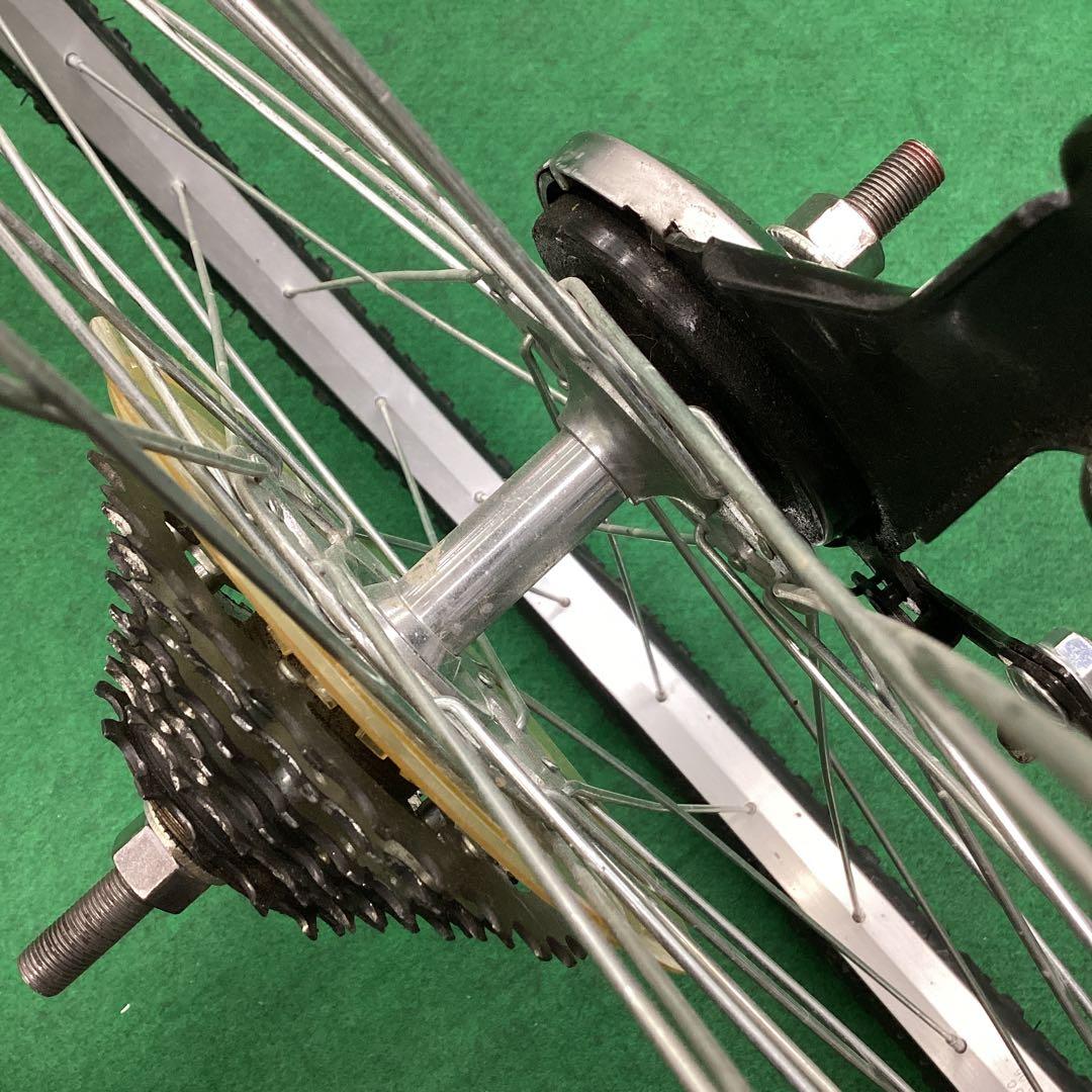 アルミリム　後輪　700x42C 外装6段 タイヤ付 ウエルビー ON