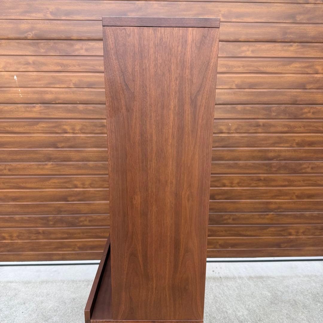 美品 BIS ビス 北欧風 ウォールナット ガラス扉 食器棚 購入価格20万