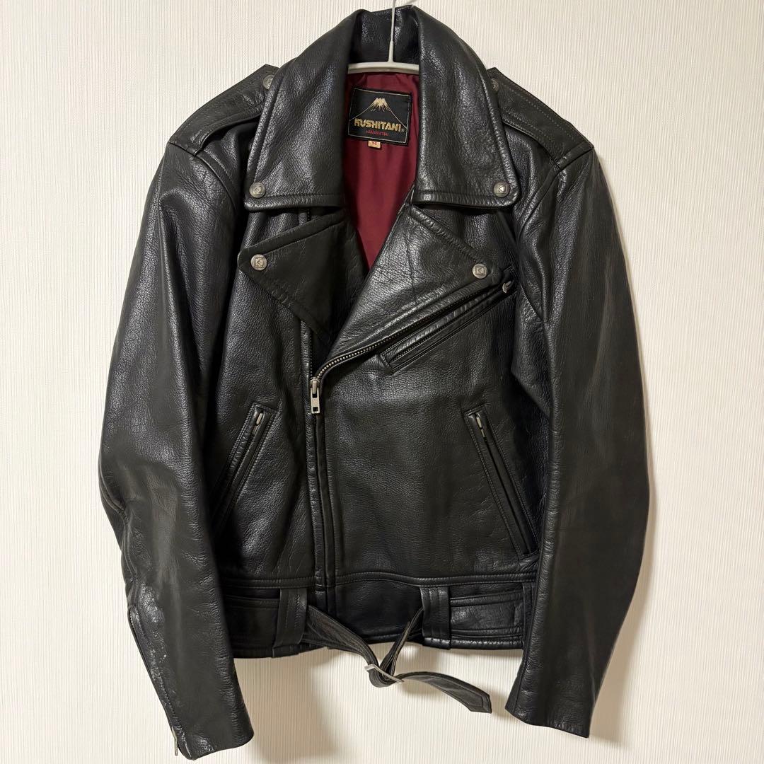 クシタニ KUSHITANI M レザージャケット　ライダース　ダブル 日本製