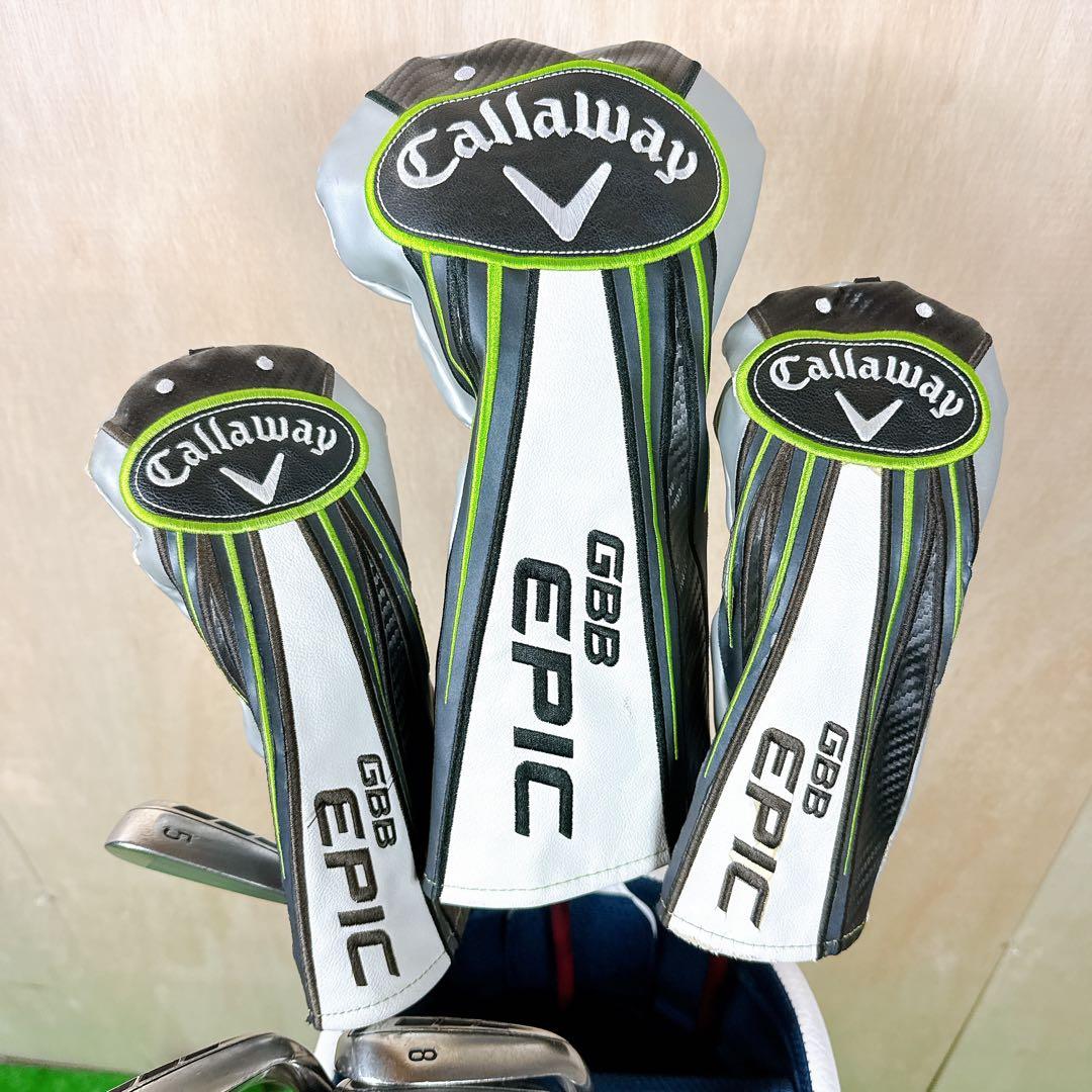 【レフティ】 キャロウェイ EPIC STAR RAZY メンズクラブセット 左