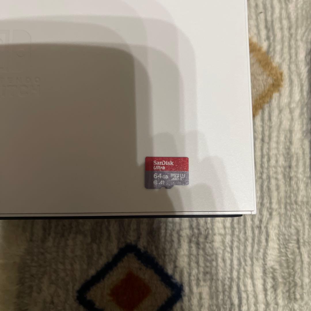 Nintendo Switch 有機EL 本体 美品 64G SDカード付き