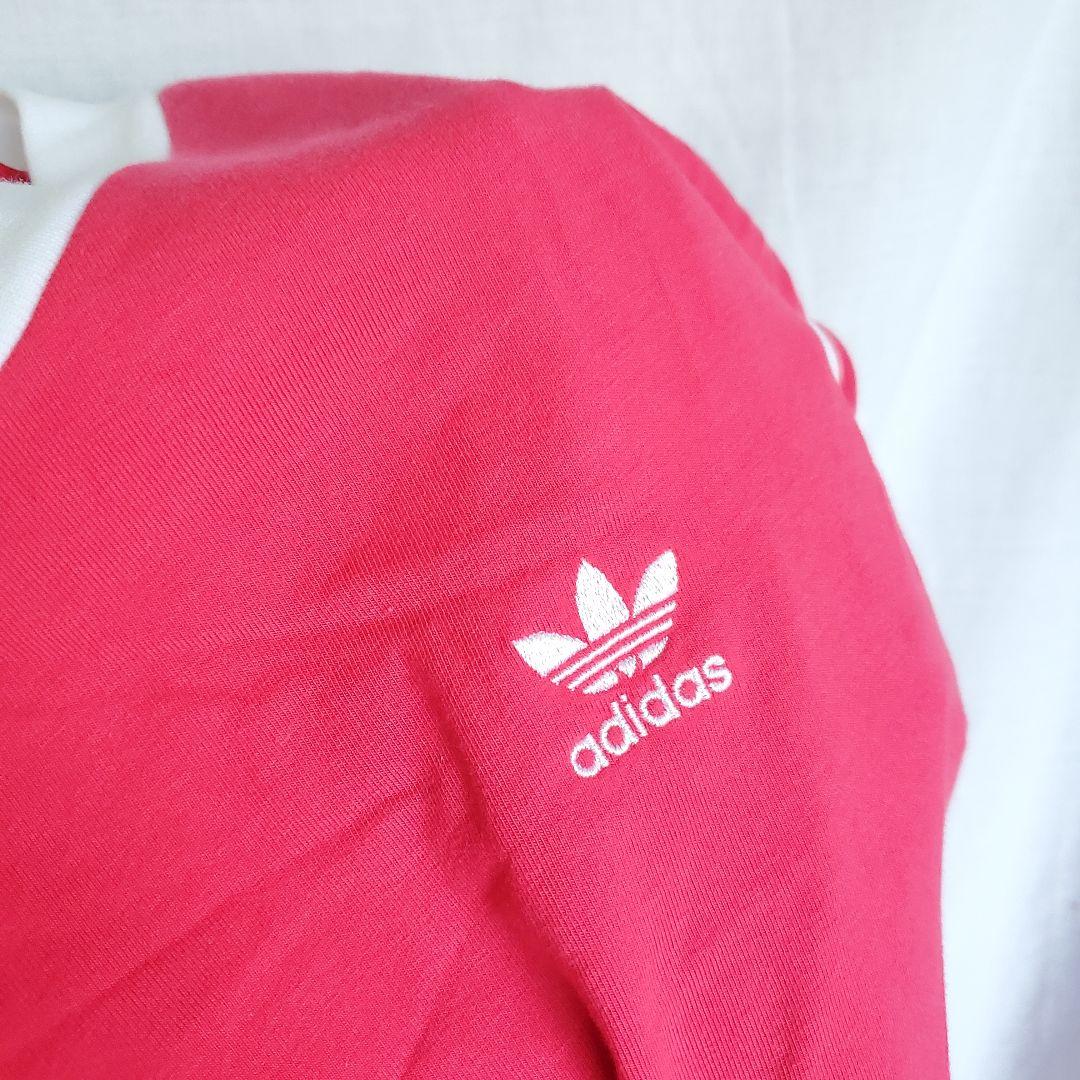 ａｄｉｄａｓ アディダス ロンT 長袖tシャツ ロングスリーブTシャツ ピンク