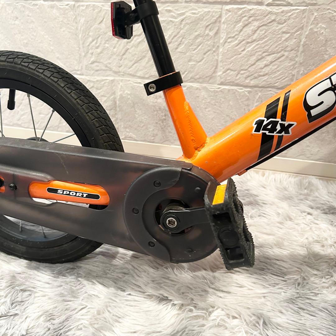 【美品　動作良好】ストライダー14X 子供用自転車 オレンジ　キックバイク