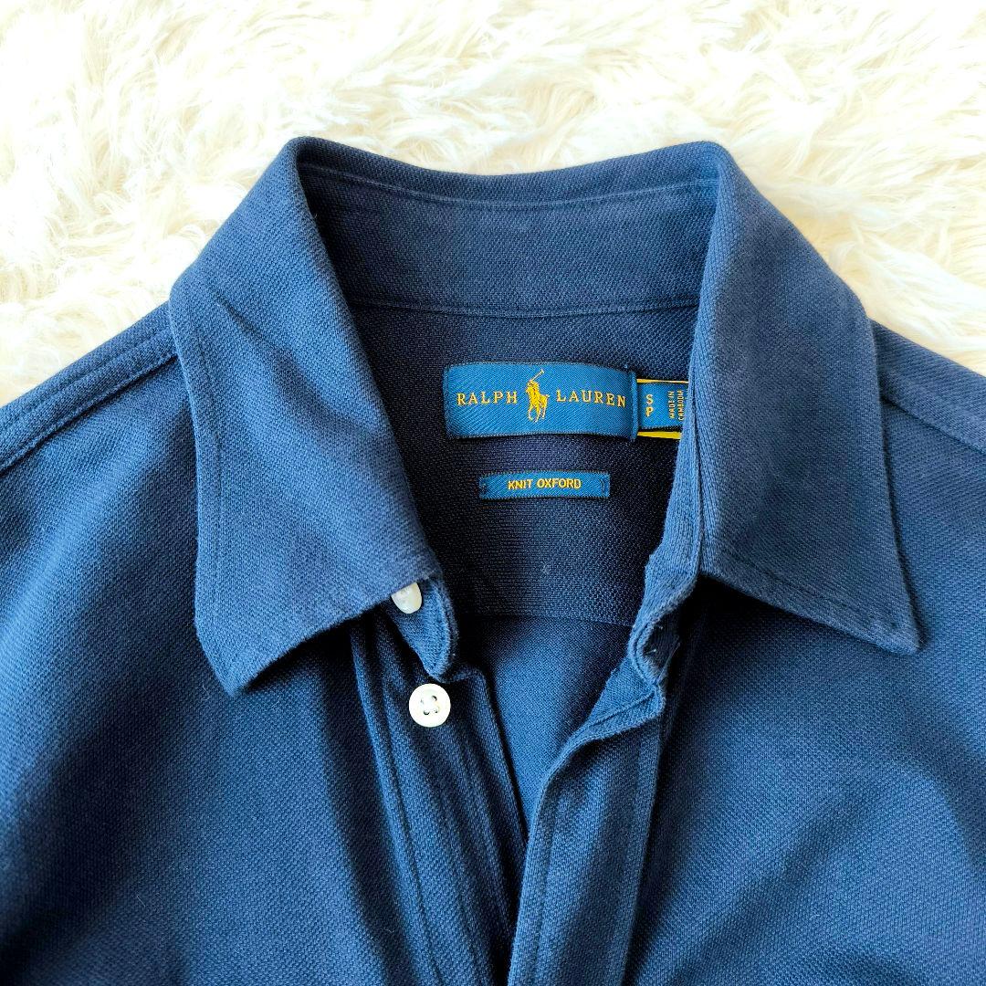 【美品】RALPH LAUREN カノコ シャツ ワンピース ウエストリボン