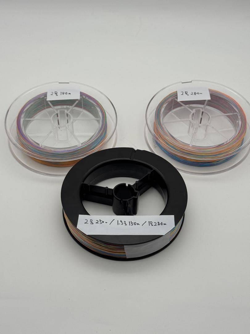 中古 PEライン セット 0.8号 1号 1.5号 2号 3号 16個セット