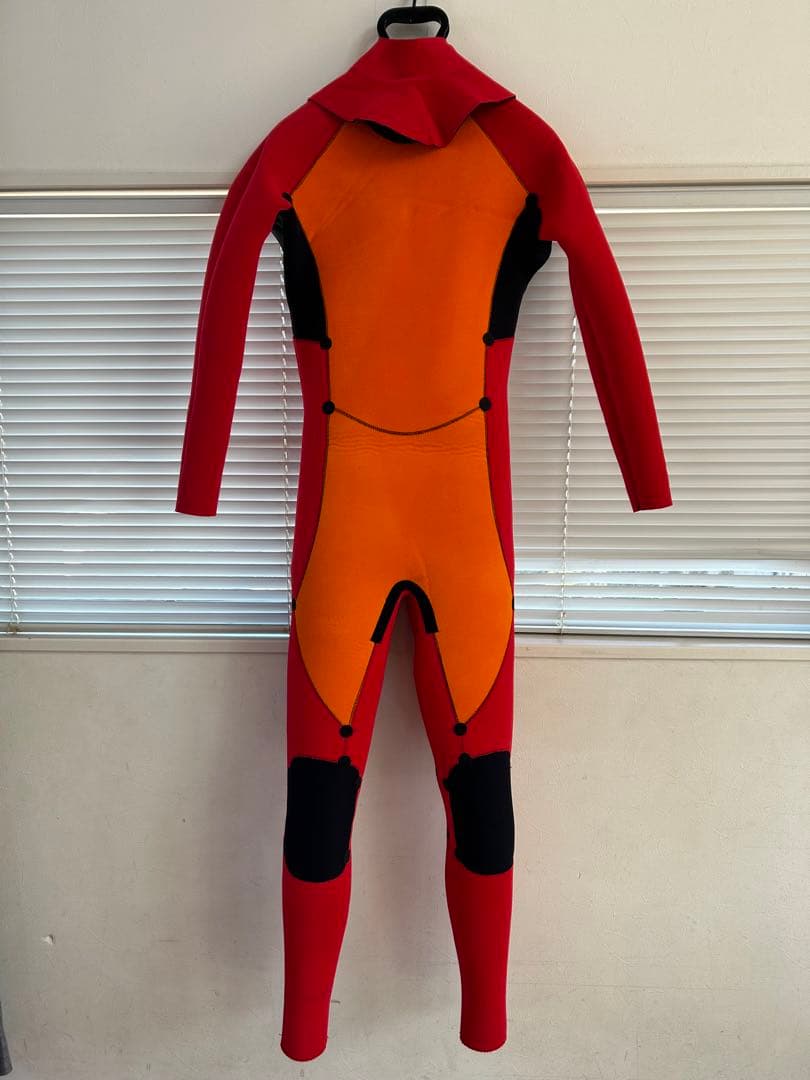 ウェットスーツ バックジップフルスーツ　セミドライ　ML サーフィン 裏起毛