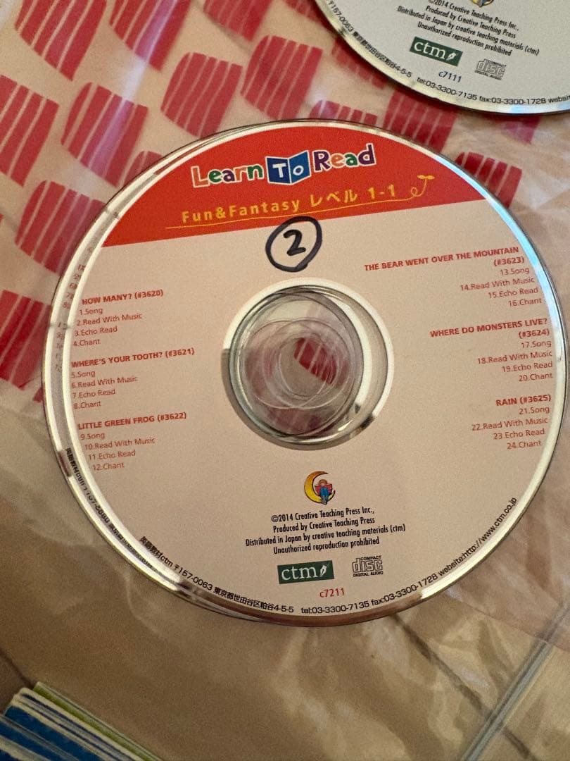 CTP レベル1 Learn to Read 絵本48冊　CD8枚セット
