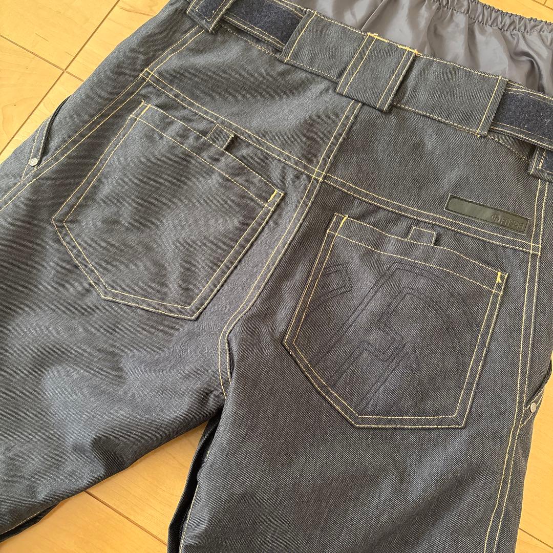 【美品】スノボ デニムパンツ　ユニセックスS