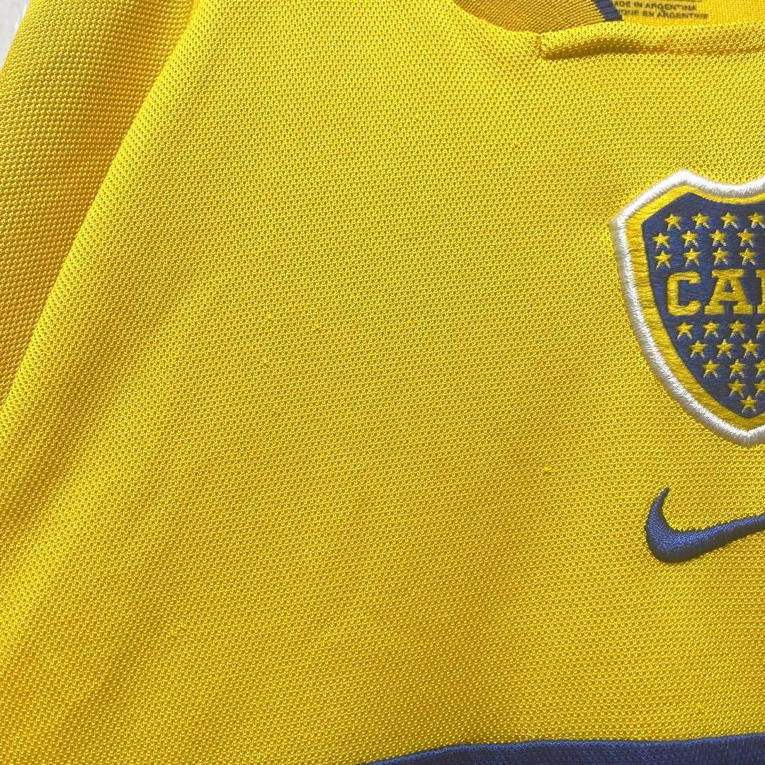 NIKE ボカジュニアーズ 02-03 ユニフォーム アウェイ 半袖 刺繍ロゴM