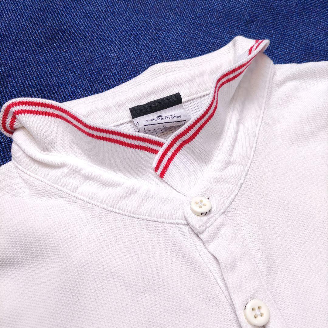 ナイキ NIKE　ポロシャツ　Lサイズ　サッカー　フランス代表 ボーダー