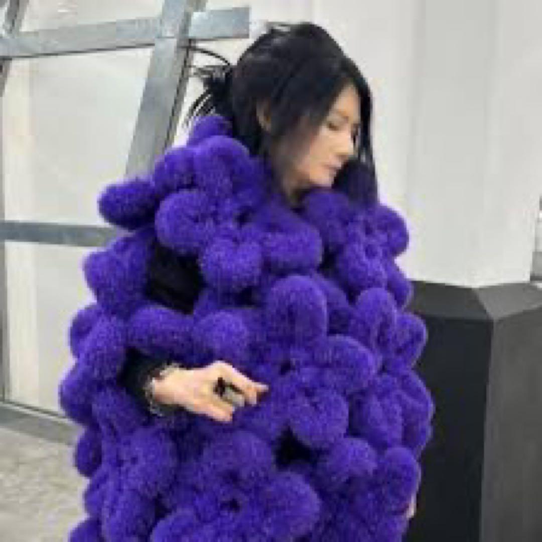 秋元梢着 23AW noir kei ninomiya フラワー ハーネスドレス