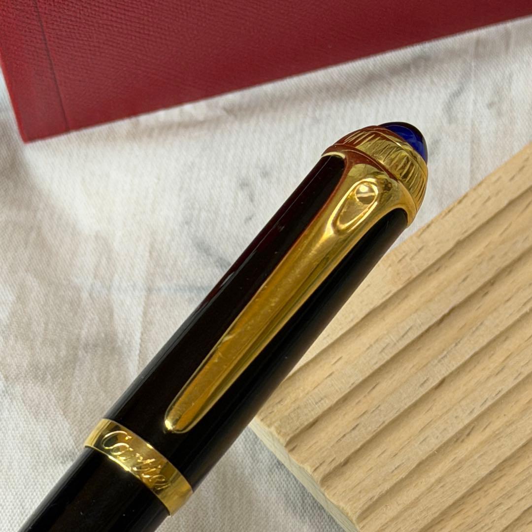 Cartier ボールペン 黒 専用ケース付き
