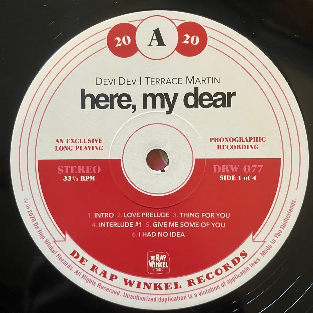 洋楽 here my dear Devi Dev & Terrace Martin