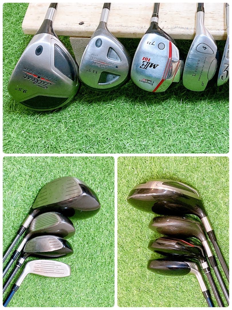 H5 タイトリスト　初心者オススメ　ゴルフクラブ　メンズセット　右利き　14本