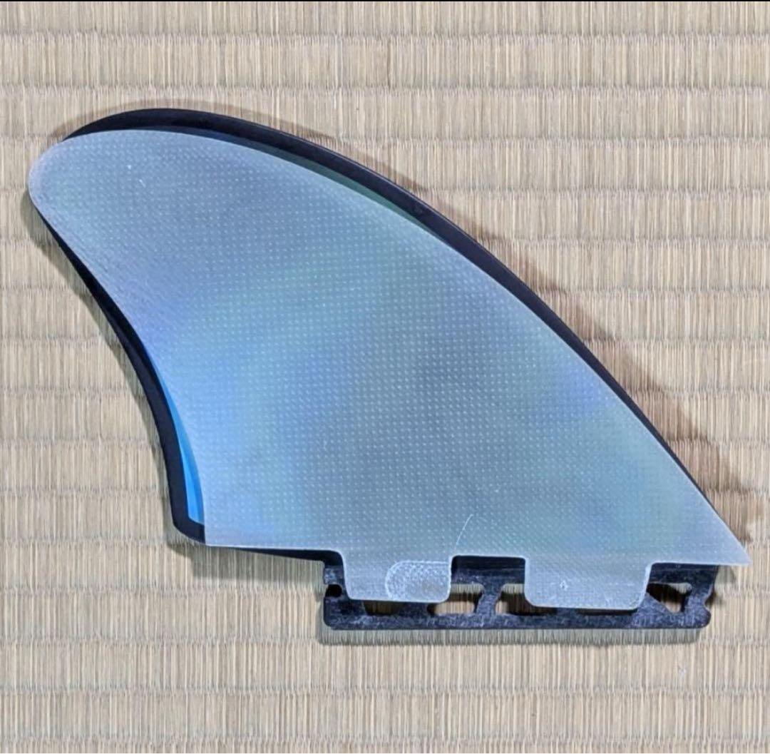 サーフボードフィン クライム　純正フィン　クリア　ツインフィン