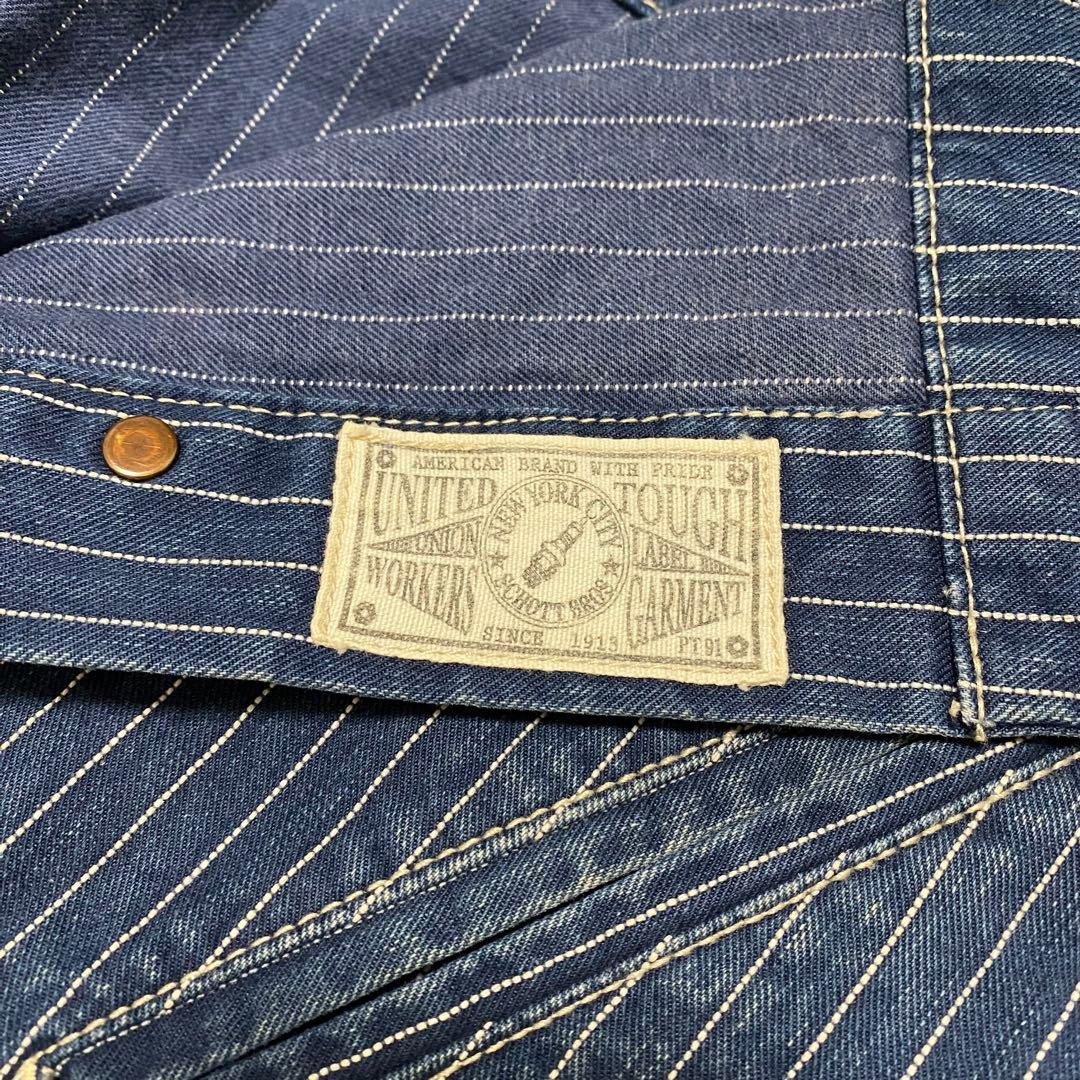 Schott ヒッコリーデニムジャケット カバーオール ウォバッシュ 大戦ボタン