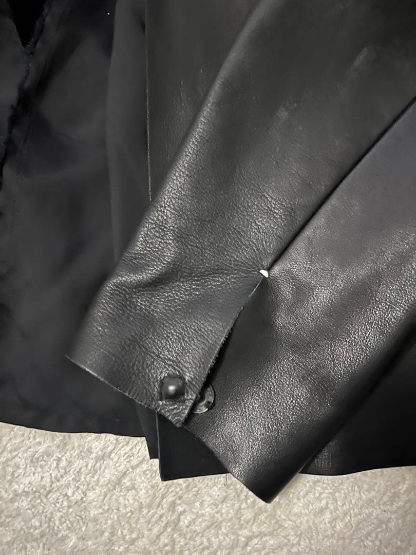 ジャケット・アウター sunsea 17ss CUT OFF BIKER BLOUSON