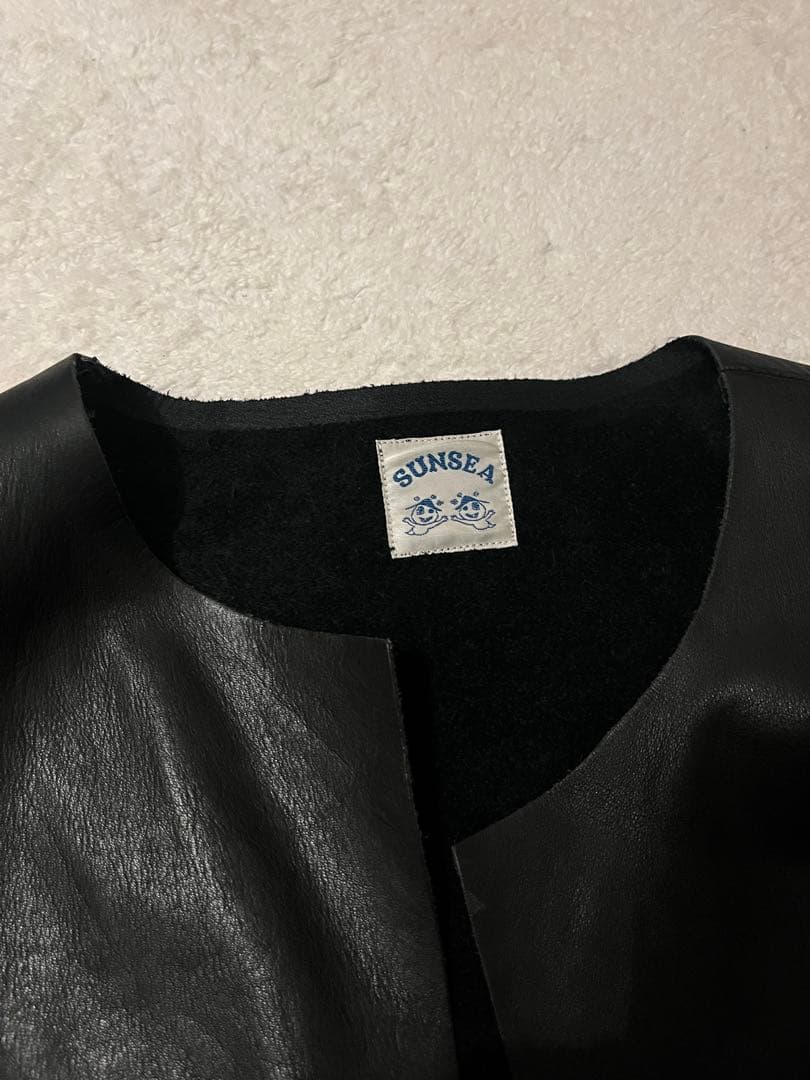 ジャケット・アウター sunsea 17ss CUT OFF BIKER BLOUSON