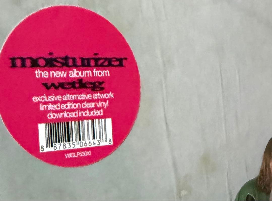 wet leg moisturizer 限定版クリアビニール LP