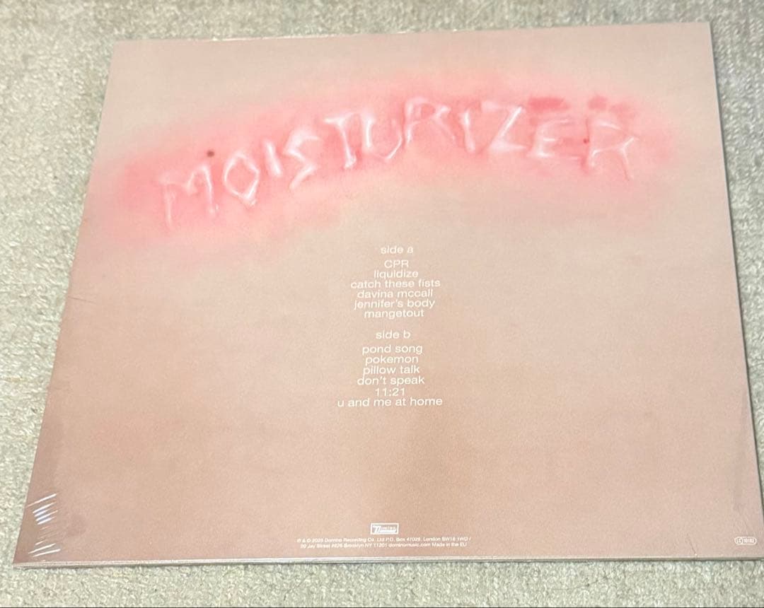 wet leg moisturizer 限定版クリアビニール LP