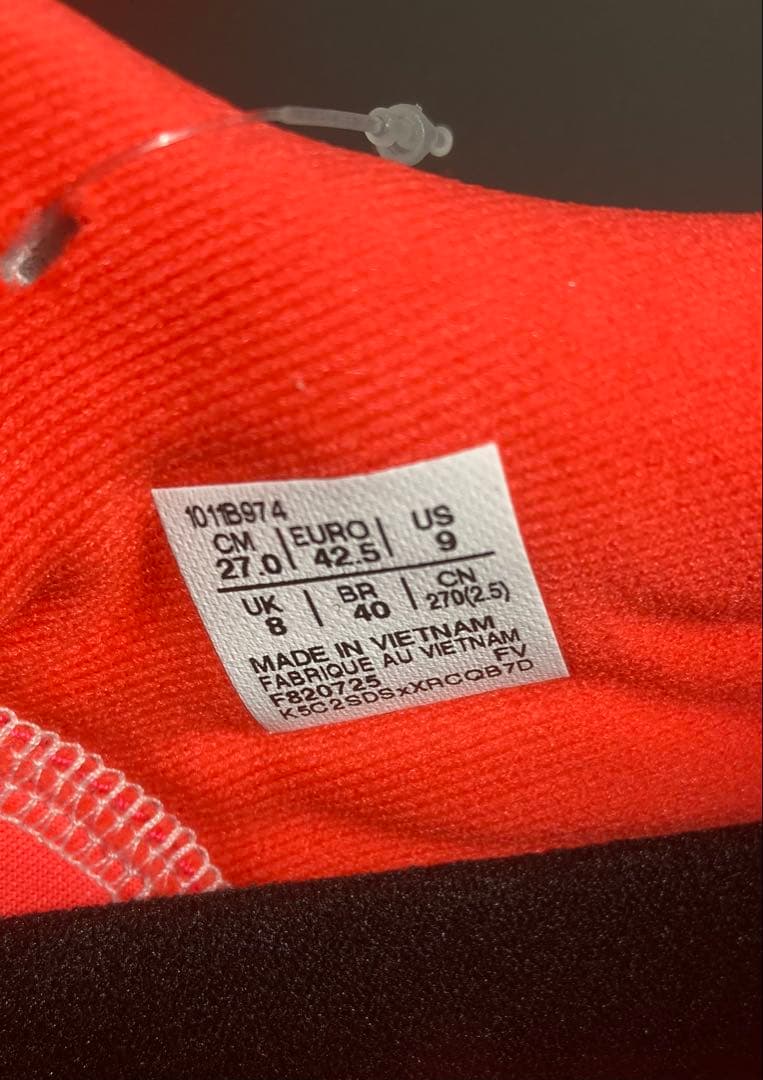 【未使用】アシックス・ノヴァブラスト5・レッド・27cm