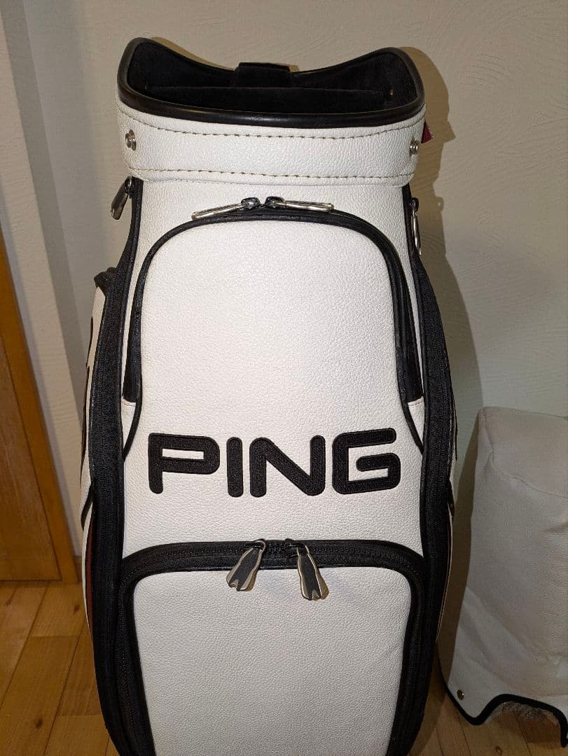PING ツアープロモデル キャディバッグ 9.5インチ 3点式ベルト【良品】