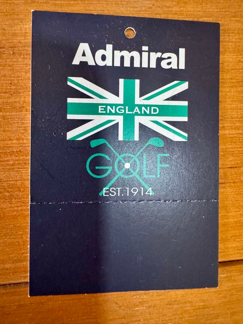 Admiral キャディバッグ ネイビー/ホワイト　ゴルフ 9.5