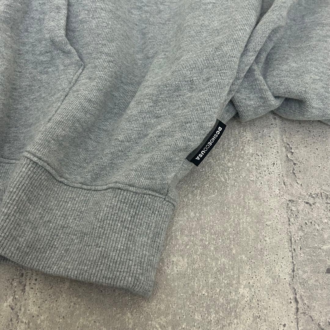 DCSHOE ビックロゴ イングリッシュ スウェットパーカー 刺繍 スケーター