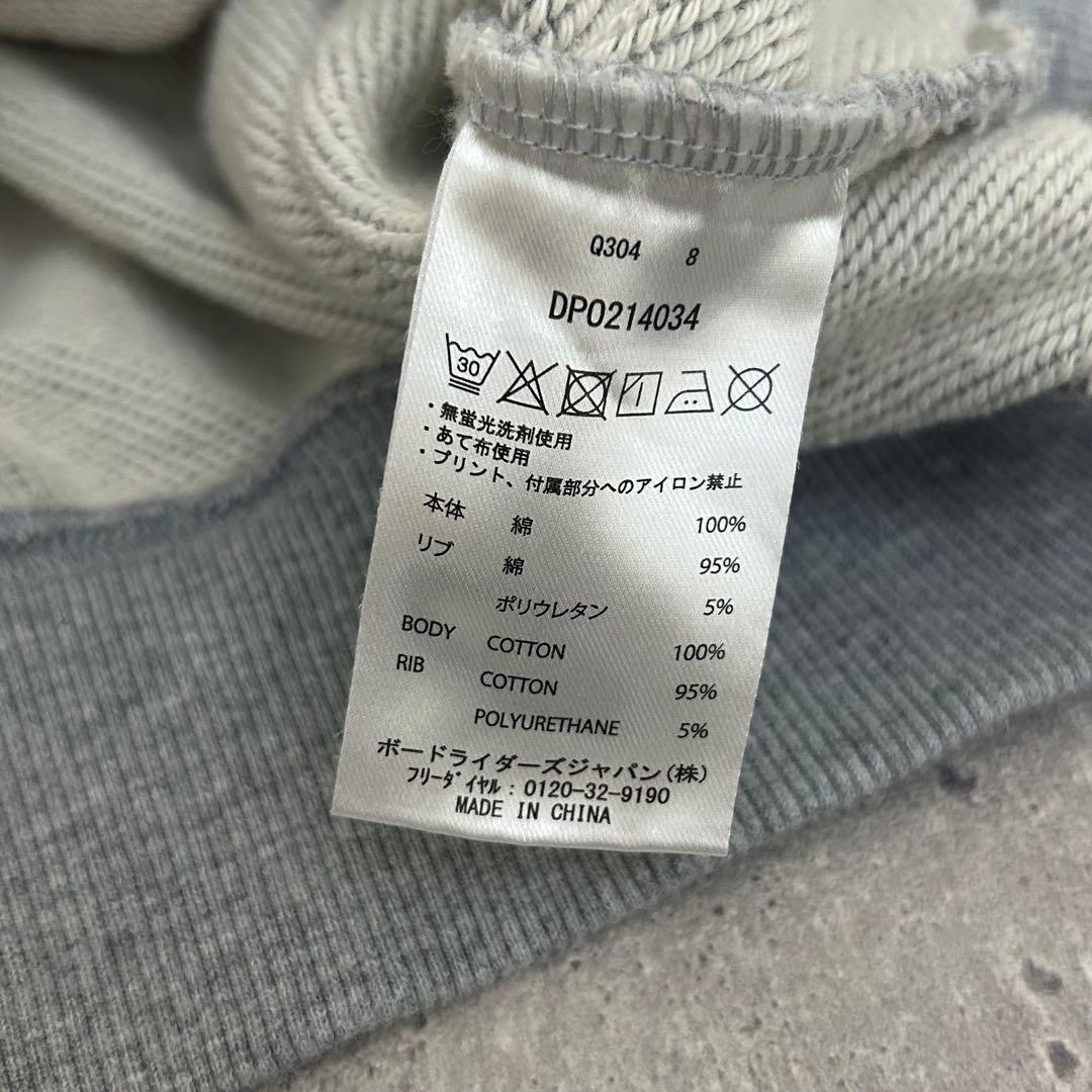 DCSHOE ビックロゴ イングリッシュ スウェットパーカー 刺繍 スケーター