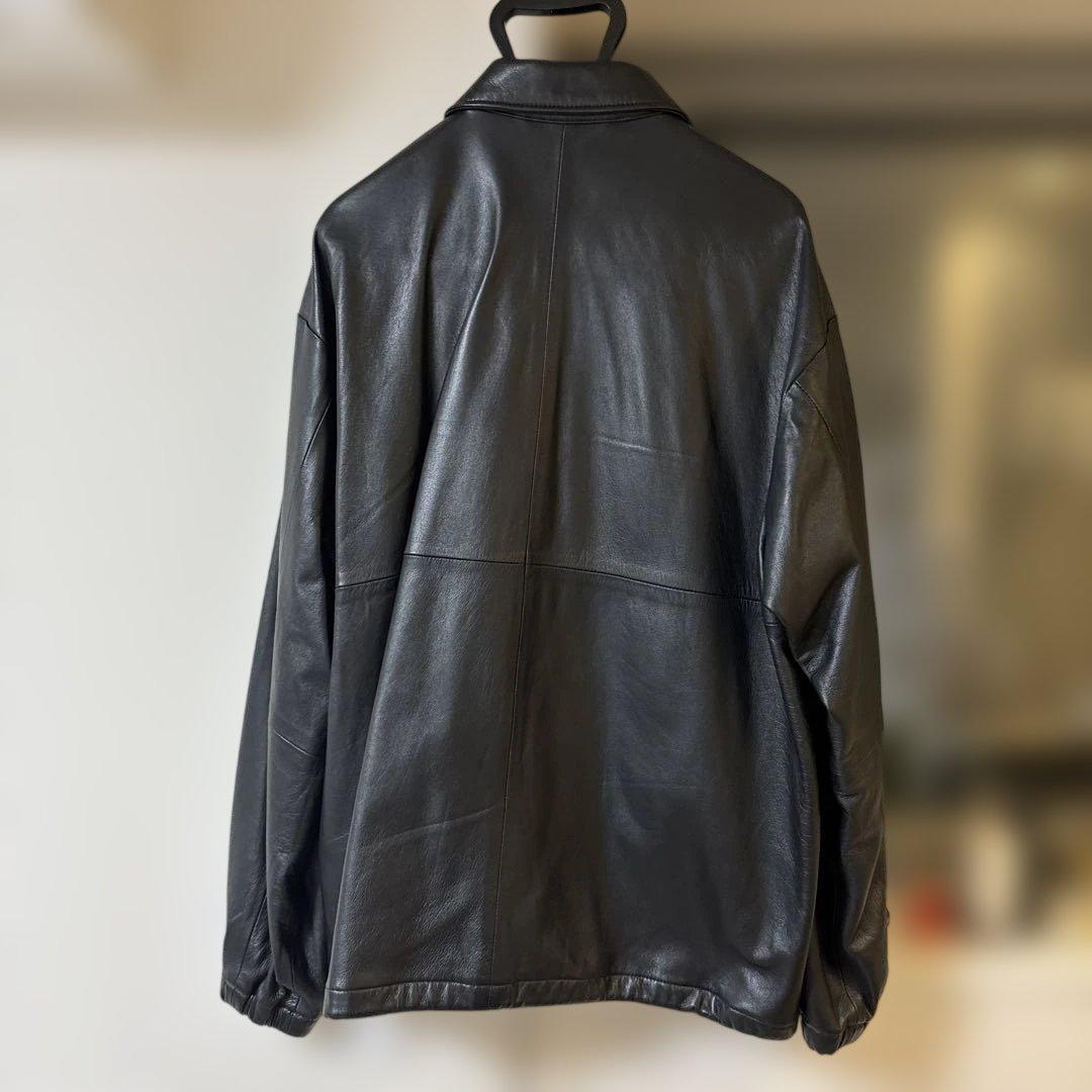 美品　united arrowsレザーコーチジャケット　アローズ ラムレザー