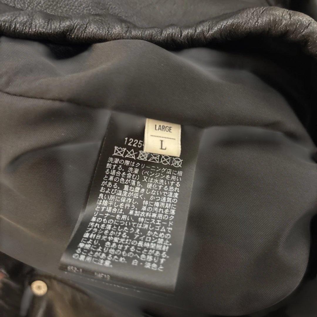 美品　united arrowsレザーコーチジャケット　アローズ ラムレザー