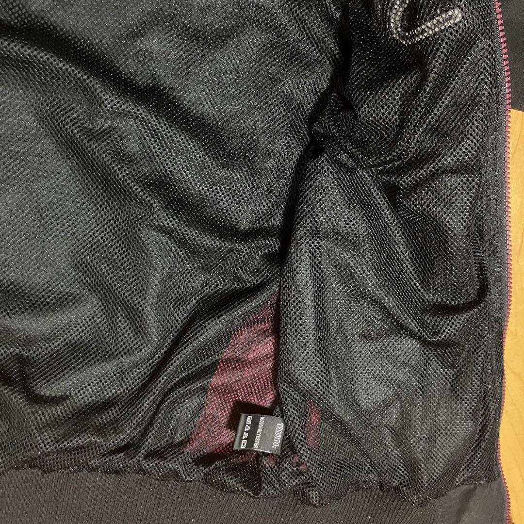 【冬物セット割】ASローマ　ジャージ上下セット　黒　ROMA レア物　S〜M